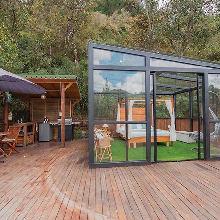 ホテル Bubblesky Glamping 40 Min From Medellin エル・レティーロ エクステリア 写真