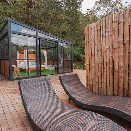 ホテル Bubblesky Glamping 40 Min From Medellin エル・レティーロ エクステリア 写真