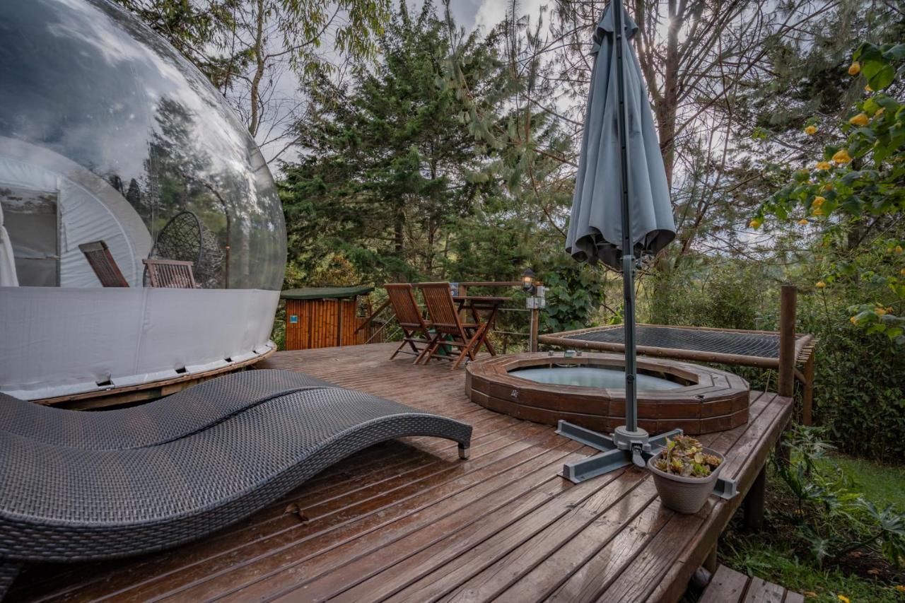 ホテル Bubblesky Glamping 40 Min From Medellin エル・レティーロ エクステリア 写真