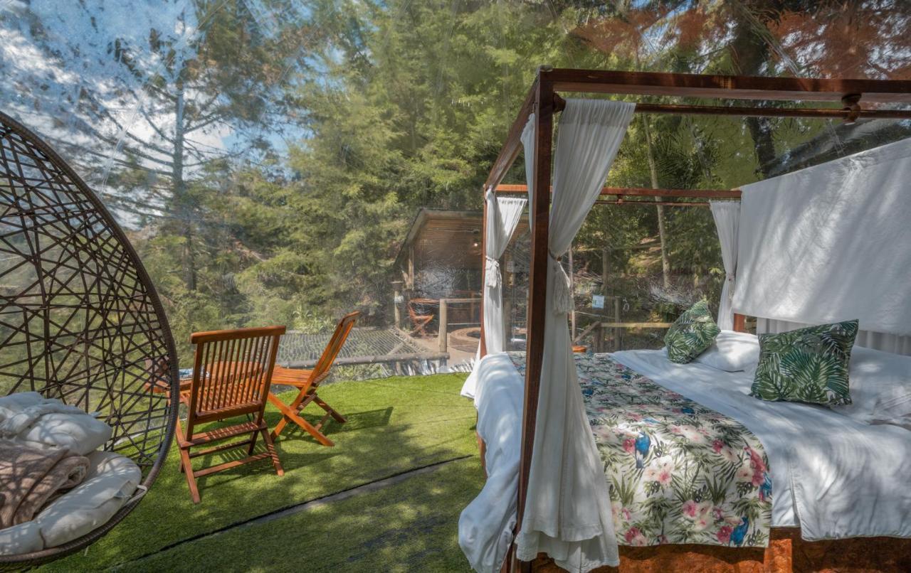 ホテル Bubblesky Glamping 40 Min From Medellin エル・レティーロ エクステリア 写真