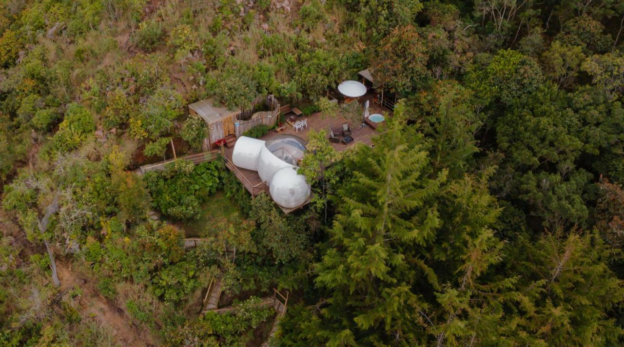 ホテル Bubblesky Glamping 40 Min From Medellin エル・レティーロ エクステリア 写真