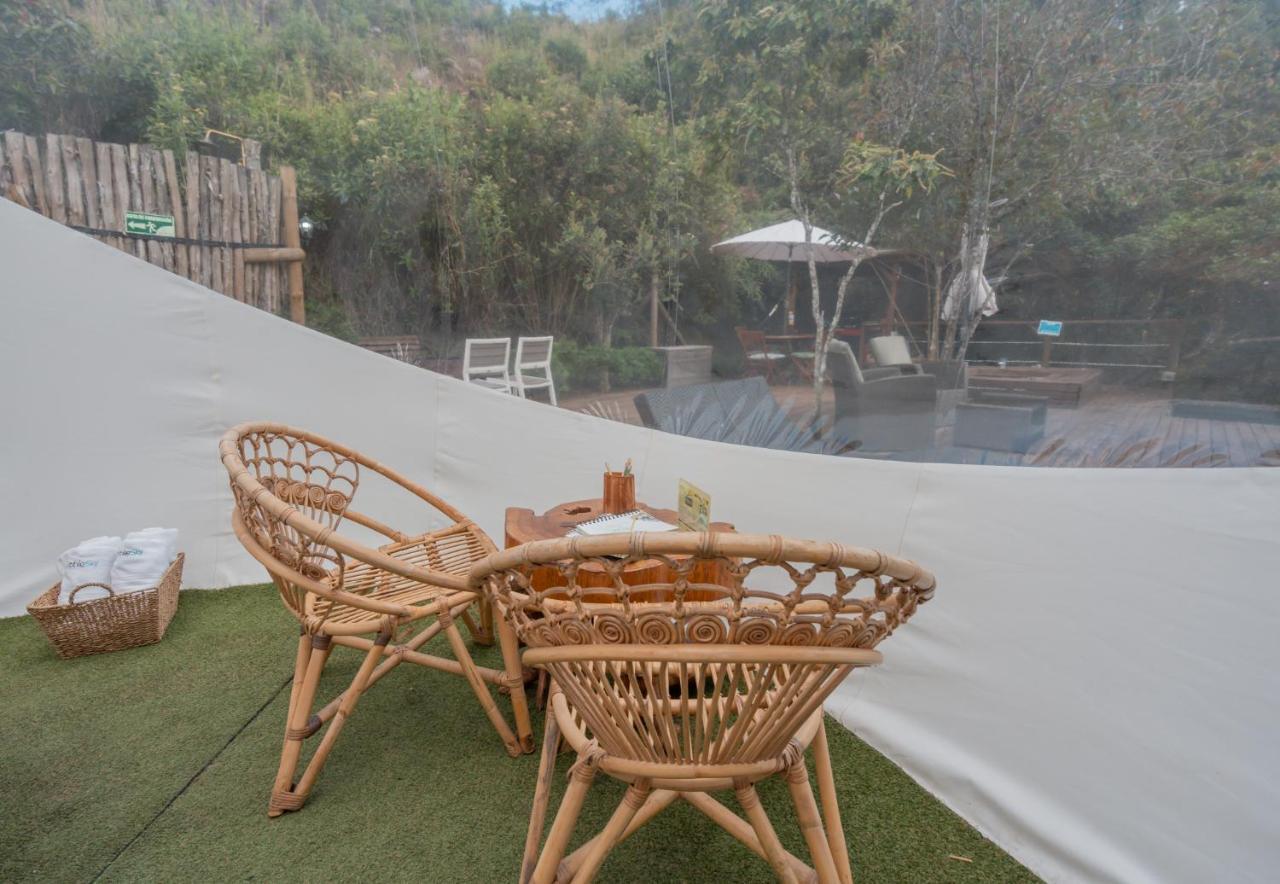 ホテル Bubblesky Glamping 40 Min From Medellin エル・レティーロ エクステリア 写真
