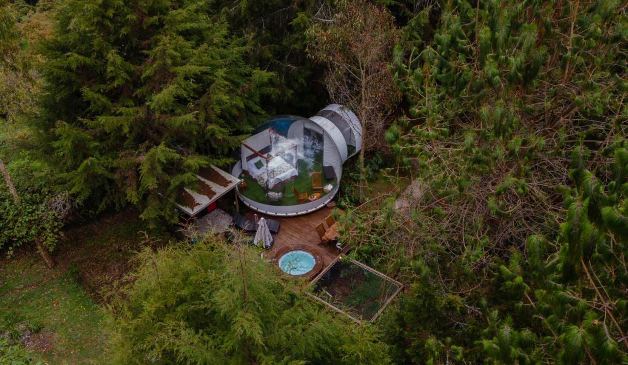 ホテル Bubblesky Glamping 40 Min From Medellin エル・レティーロ エクステリア 写真