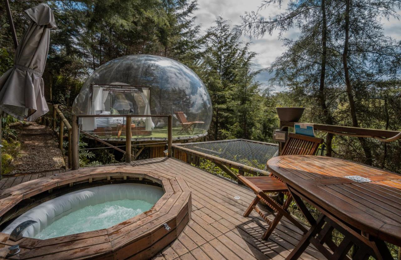 ホテル Bubblesky Glamping 40 Min From Medellin エル・レティーロ エクステリア 写真