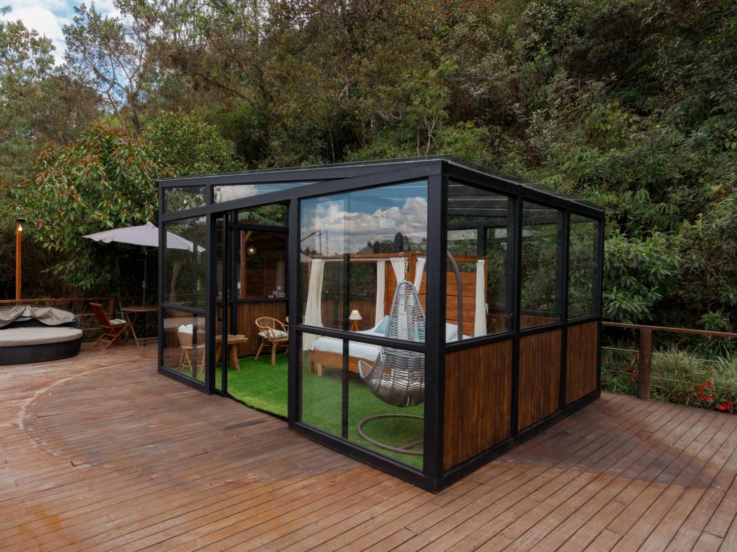 ホテル Bubblesky Glamping 40 Min From Medellin エル・レティーロ エクステリア 写真